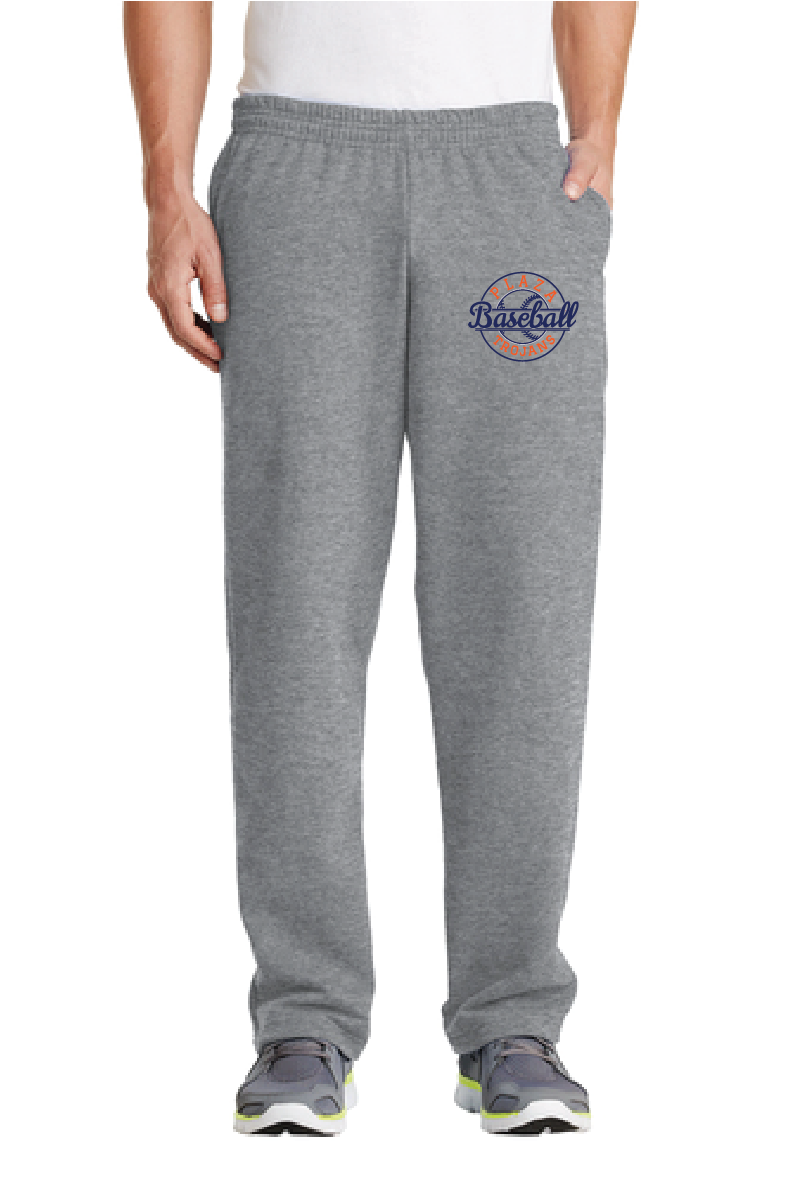 Fleece Sweatpants / Athletic Grey / Plaza Middle School Baseball