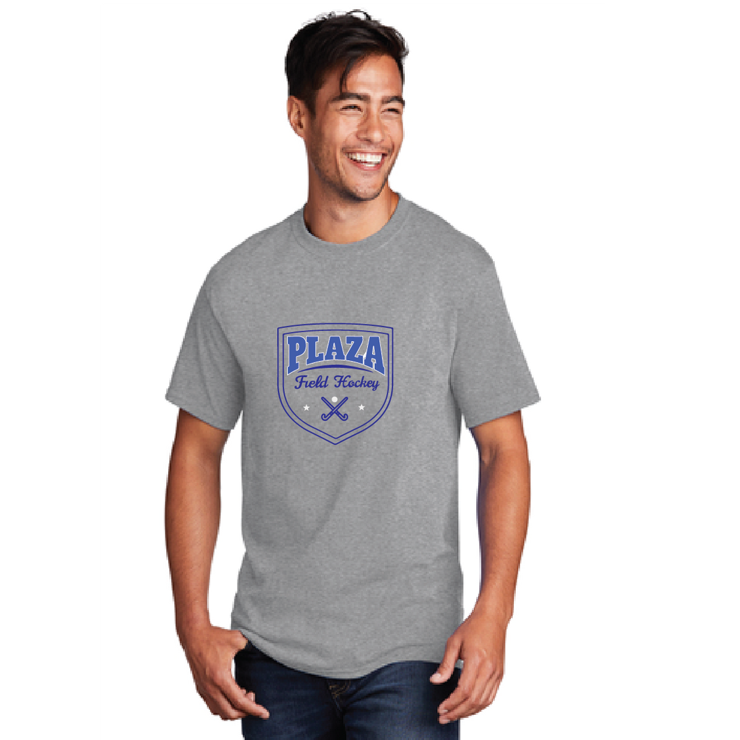 Cotton Short Sleeve T-Shirt / Athletic Heather / Plaza Middle School Field Hockey