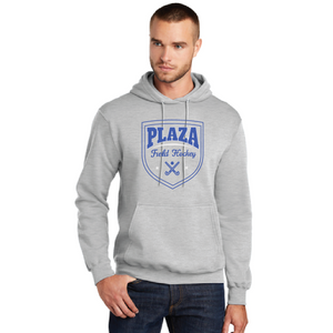 Fleece Pullover Hooded Sweatshirt / Ash Grey / Plaza Middle School Field Hockey
