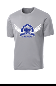 Performance Tee / Silver / Plaza Middle School Track