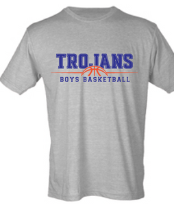 Cotton T-Shirt / Ash Gray / Plaza Boys Basketball