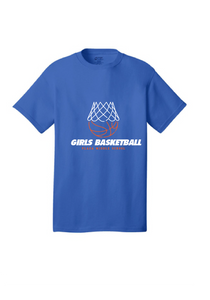 Short Sleeve T-Shirt / Heather Royal / Plaza Girls Basketball - Fidgety