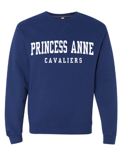 Crewneck Sweatshirt / Navy / Princess Anne High School