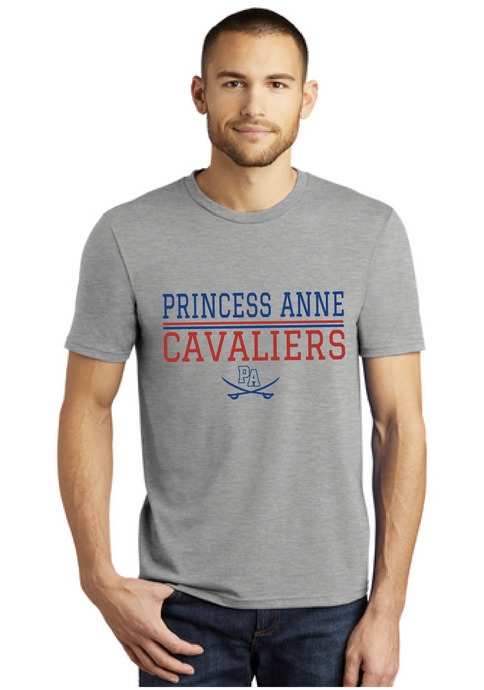 Perfect Tri Tee / Heathered Grey / Princess Anne High School