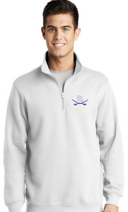 1/4-Zip Sweatshirt / White / Princess Anne High School