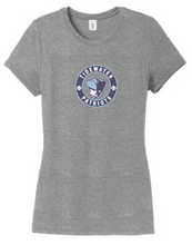 Ladies Tri-Blend T-Shirt/ Gray Frost / Tidewater Baseball - Fidgety