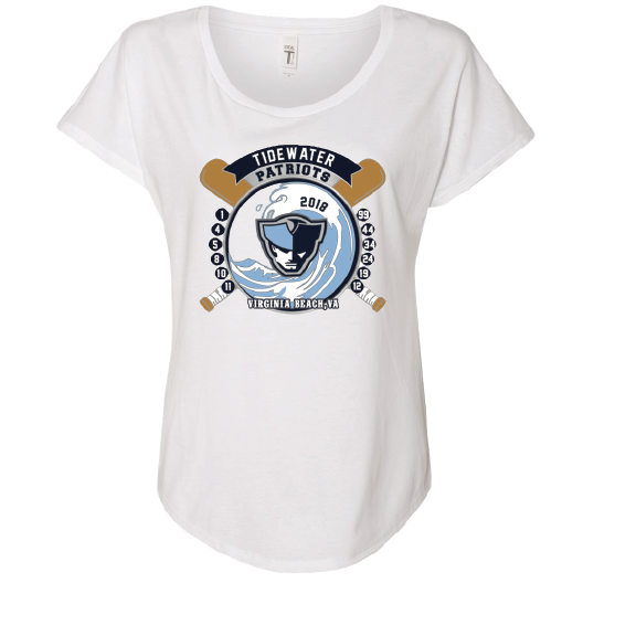 Women's Dolman TriBlend T-Shirt - Tidewater Baseball - Fidgety