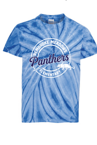 Cyclone Pinwheel Tie-Dyed T-Shirt (Youth & Adult) / Royal / Pembroke Meadows Elementary