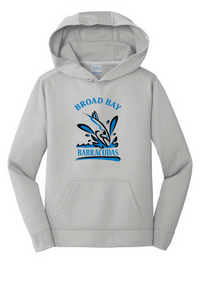 Performance Fleece Hooded Sweatshirt (Youth & Adult) / Silver / Broad Bay Swim - Fidgety