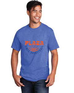 Cotton T-Shirt / Heather Royal / Plaza Boys Basketball
