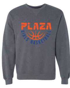 Crewneck Fleece Sweatshirt / Charcoal Heather / Plaza Girls Basketball