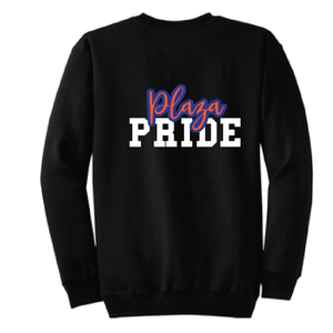 Plaza Pride Fleece Crewneck Sweatshirt / Black / Plaza Middle School