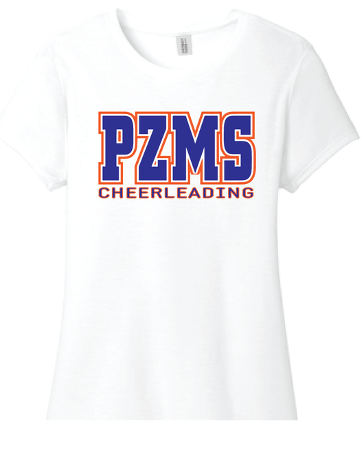 Softstyle Tri-blend Tee / White / Plaza Middle Cheer