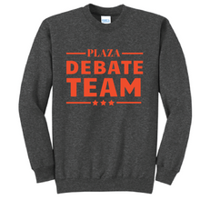 Fleece Crewneck Sweatshirt / Heather Charcoal / Plaza Debate