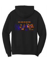 Fleece Pullover Hooded Sweatshirt  / Black / Plaza Middle Music
