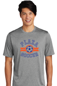 Heather Performance Tee / Vintage Grey / Plaza Middle Girls Soccer