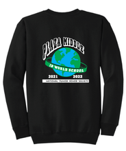 Fleece Crewneck Sweatshirt / Black / Plaza Middle School NJHS