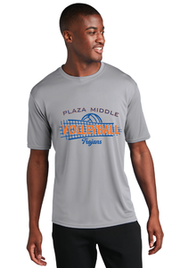 Performance Tee / Silver / Plaza Middle School Volleyball