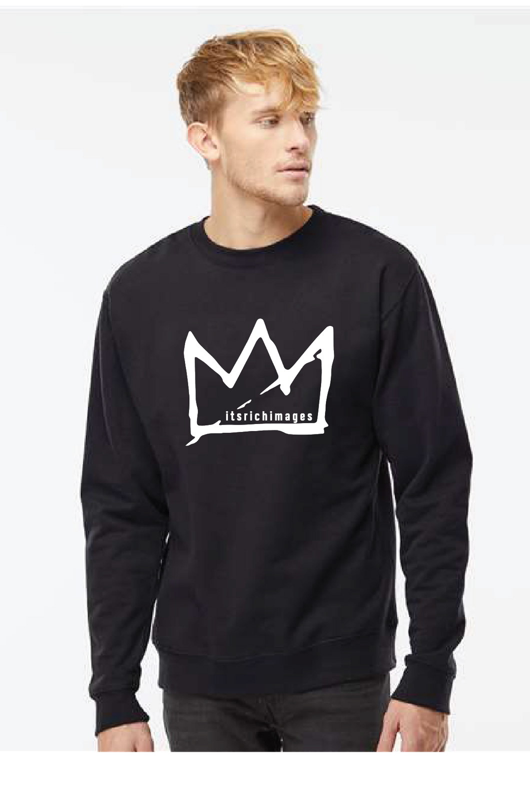 Midweight Crewneck Sweatshirt / Black / Rich Images Photography