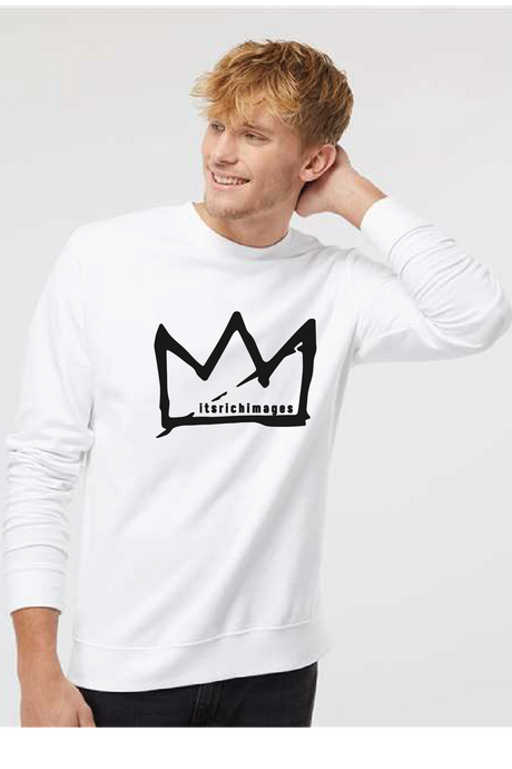 Midweight Crewneck Sweatshirt / White / Rich Images Photography