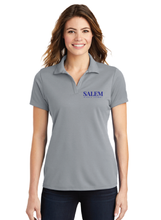 Ladies PosiCharge RacerMesh  Polo / Silver / Salem Middle School Staff