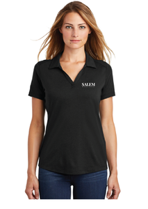 Ladies PosiCharge Softstyle Wicking Polo / Black / Salem Middle School Staff