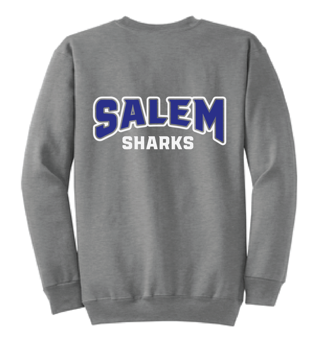Fleece Crewneck Sweatshirt / Athletic Heather / Salem Middle School Staff