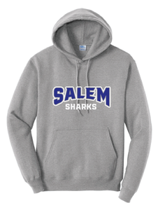 Fleece Hooded Sweatshirt / Athletic Heather / Salem Middle School Staff