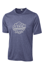 Heather Performance Tee / True Heather Navy / Salem Middle School Girls Basketball