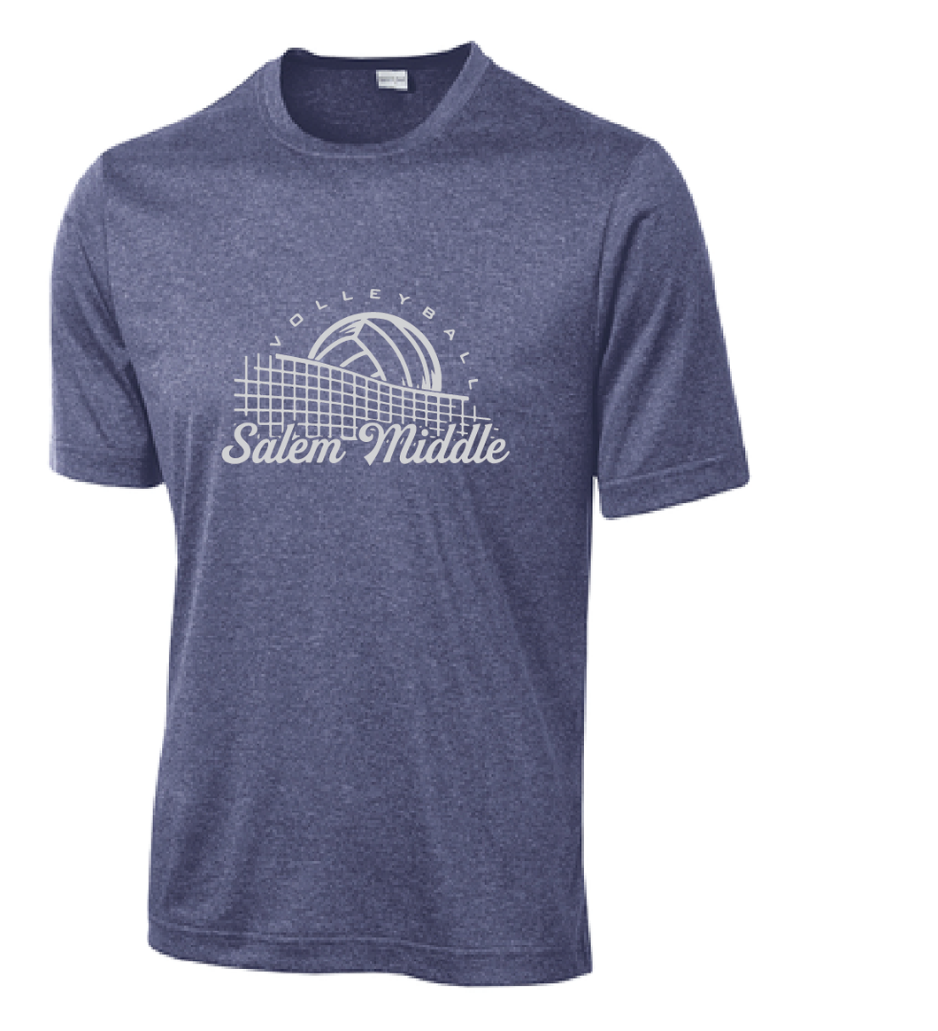 Heather Contender Tee / Heather Navy / Salem Middle School Volleyball