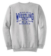 Fleece Crewneck Sweatshirt / Ash / Salem Middle School Wrestling