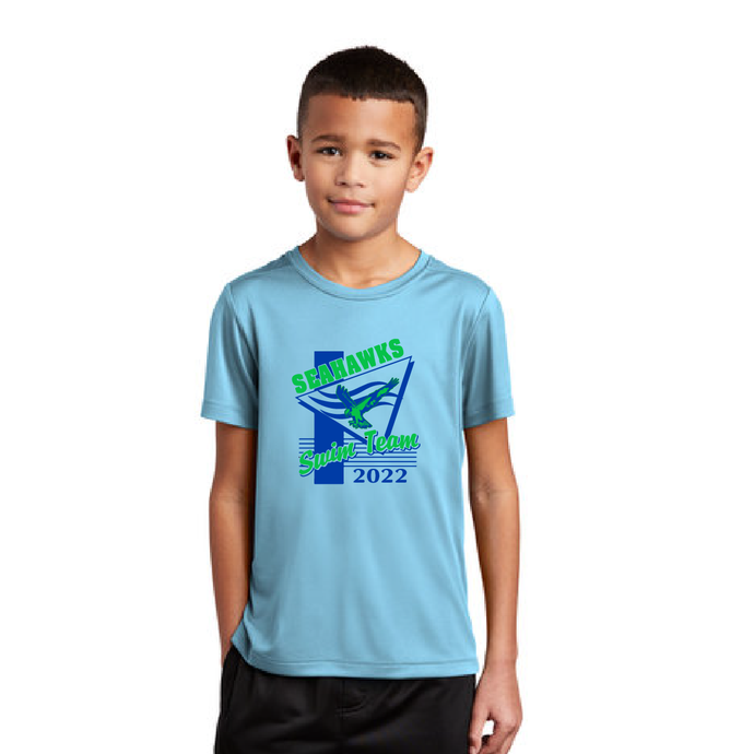 Pro Tee (Youth & Adult) / Light Blue / Greenbrier Seahawks Swim Team