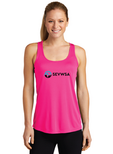 Ladies Performance Racerback Tank / Neon Pink / SEVWSA