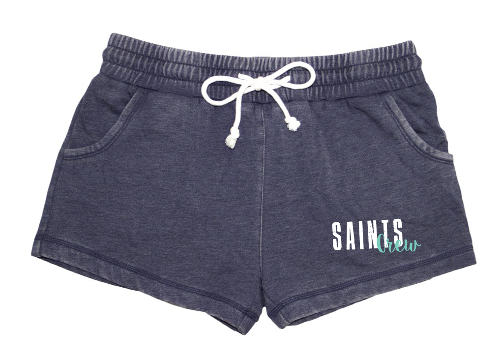 Youth Rally Shorts / Navy / Saints Crew - Fidgety