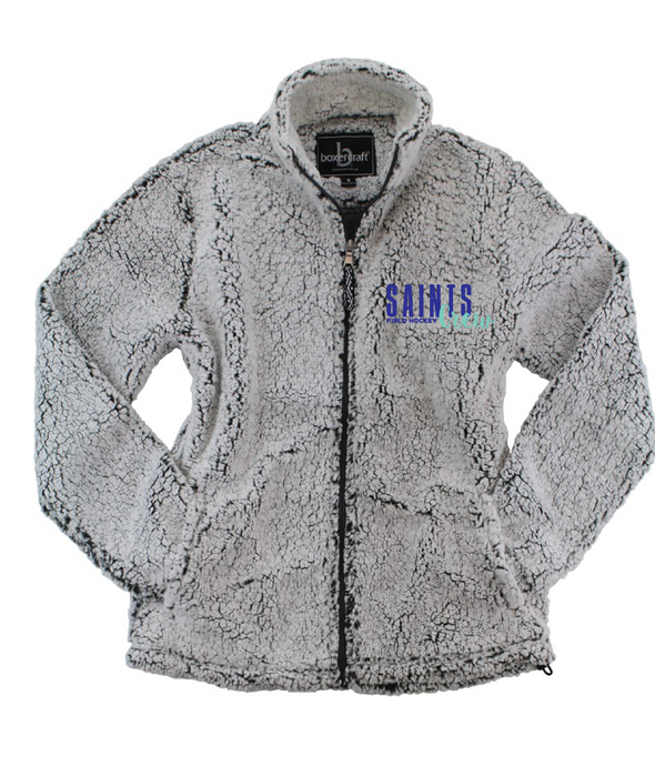 Sherpa Full-Zip Jacket (Youth & Adult) / Frosty Grey / Saints Crew