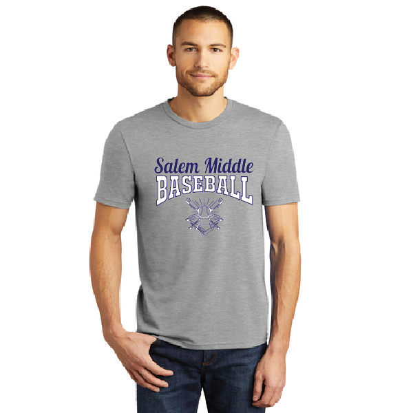 Perfect Triblend Tee / Grey Frost / Salem Middle School Baseball