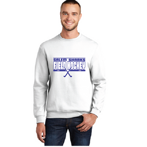 Fleece Crewneck Sweatshirt / White / Salem Middle School Field Hockey