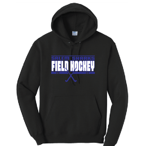 Fleece Hooded Sweatshirt / Black / Salem Middle School Field Hockey