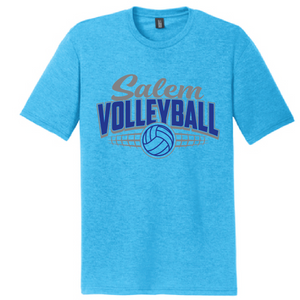 TriBlend Softstyle Tee / Turquoise Frost / Salem Middle School Volleyball