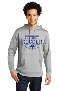 Performance Fleece Pullover Hooded Sweatshirt / Silver / Salem Middle School Girls Soccer