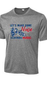 PosiCharge Competitor Tee / Grey Concrete Heather / Salem Middle School Music
