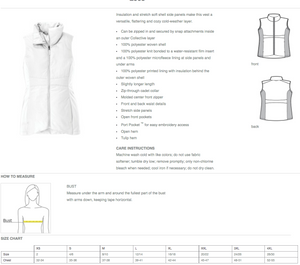 Ladies Collective Insulated Vest / White / Virginia Association Of Governmental Procurement