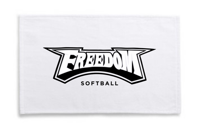 Rally Sweat Towel / White / Freedom Softball