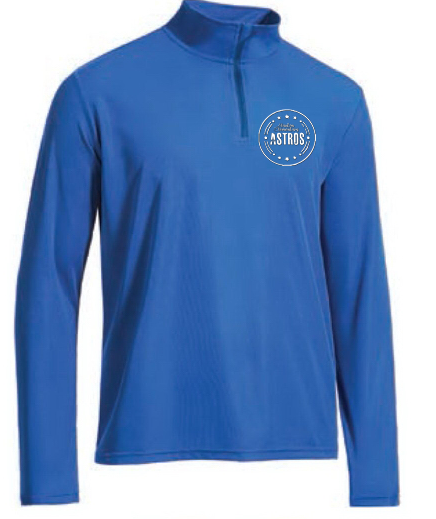 1/4 Zip Pullover - Royal Blue - Fidgety