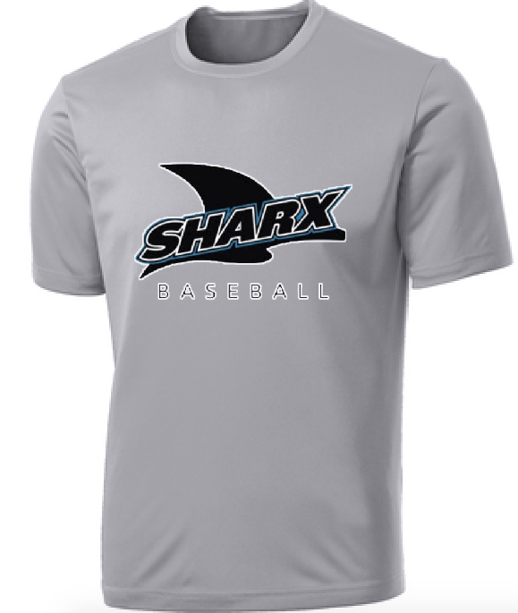 Performance/Activewear T-Shirt - Sharx Baseball - Fidgety