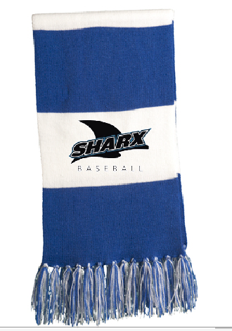 Spectator Scarf - Sharx Baseball - Fidgety