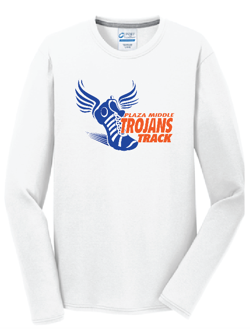 Plaza Trojans Track Long Sleeve T-Shirt - Fidgety