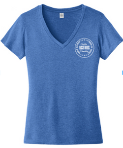 ASTROS V-Neck T-Shirt / Royal / Alanton Elementary School – Fidgety