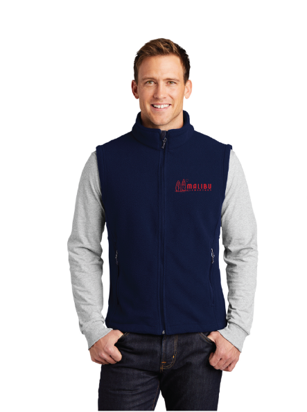 Value Fleece Vest / Navy / Malibu Elementary Staff