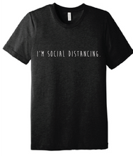 I'm Social Distancing Softstyle T-Shirt / Heather Gray / Fidgety